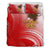 American Samoa Polynesian Bedding Set - Bald Eagle (Red) - Polynesian Pride