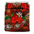 Kanaka Maoli (Hawaiian) Bedding Set - Polynesian Turtle And Hibiscus Red Art - Polynesian Pride