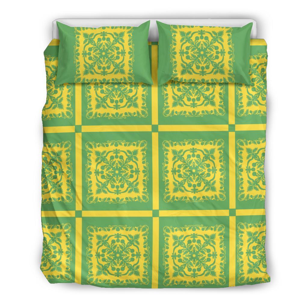 Hawaii Royal Bedding Set - Hill Ver 2 Yellow - Polynesian Pride