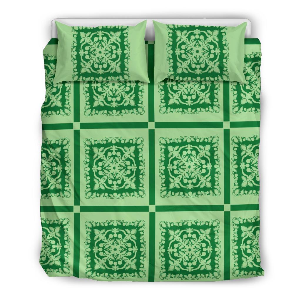 Hawaii Royal Bedding Set - Hill Ver 8 Green - Polynesian Pride