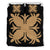 Hawaiian Bedding Set Royal Pattern - Black And Gold - A2 Style Gold - Polynesian Pride