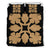 Hawaiian Bedding Set Royal Pattern - Black And Gold - C1 Style Gold - Polynesian Pride