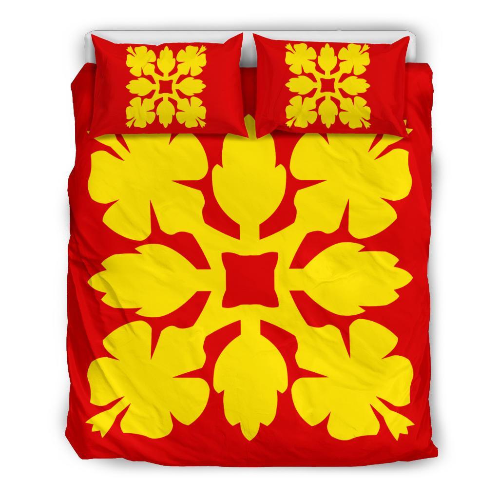 Hawaiian Bedding Set Royal Pattern - Royal - C1 Style Royal - Polynesian Pride