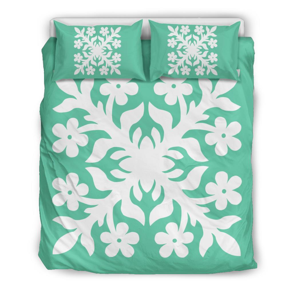 Hawaiian Bedding Set Royal Pattern - Seafoarm - C2 Style Seafoarm - Polynesian Pride