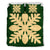 Hawaiian Royal Pattern Bedding Set - Green - D1 Style Green - Polynesian Pride