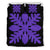 Hawaiian Royal Pattern Bedding Set - Black And Purple - D1 Style Purple - Polynesian Pride