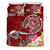 Tahiti Custom Personalised Bedding Set - Turtle Plumeria (Red) - Polynesian Pride