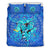 Hawaiian Turtle Hibiscus Polynesian Bedding Set - Blue - Nali Style - AH Blue - Polynesian Pride