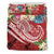 Fiji Polynesian Bedding Set - Summer Plumeria (Red) - Polynesian Pride