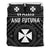 Wallis and Futuna Bedding Set - Wallis and Futuna Seal With Polynesian Tattoo Style - Polynesian Pride