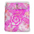 Hawaii Turtle Hibiscus Bedding Set - Dreamy Style - AH Pink - Polynesian Pride