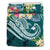 Papua New Guinea Polynesian Bedding Set - Summer Plumeria (Turquoise) - Polynesian Pride