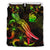 New Caledonia Polynesian Bedding Set - Turtle With Blooming Hibiscus Reggae - Polynesian Pride