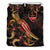 Guam Polynesian Bedding Set - Turtle With Blooming Hibiscus Gold - Polynesian Pride