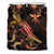 Hawaii Polynesian Bedding Set - Turtle With Blooming Hibiscus Gold - Polynesian Pride