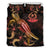 Vanuatu Polynesian Bedding Set - Turtle With Blooming Hibiscus Gold - Polynesian Pride