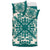 Hawaiian Palm Tree Quilt Tradition Turquoise Bedding Set - Polynesian Pride