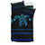 Hawaiian Turtle Hibiscus Black And Blue Bedding Set - Color Style - Polynesian Pride