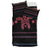 Hawaiian Turtle Hibiscus Black And Pink Bedding Set - Color Style - Polynesian Pride