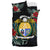 Nauru Duvet Cover Set - Nauru Coat Of Arms Hibiscus - Polynesian Pride