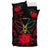 Kanaka Maoli Red Hibiscus Rising Bedding Set - Polynesian Pride