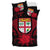 Fiji Duvet Cover Set - Fiji Flag & Red Hibiscus - Polynesian Pride