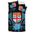 Fiji Duvet Cover Set - Fiji Flag & Blue Hibiscus - Polynesian Pride