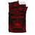 Samoa Polynesian Chief Duvet Cover Set - Red Version - Polynesian Pride