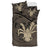 Niue Duvet Cover Set - Niue Coat Of Arms & Coconut Crab Brown - Polynesian Pride