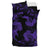 Hawaiian Hammerhead Shark Hibiscus Purple Polynesian Bedding Set - Polynesian Pride