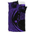 Hawaiian Map Manta Ray Polynesian Bedding Set - Purple - Circle Style - Polynesian Pride