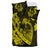 Hawaiian Fish Hook Hibiscus Banzai Surfing Polynesian Bedding Set Yellow - Polynesian Pride