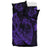 Hawaiian Fish Hook Hibiscus Banzai Surfing Polynesian Bedding Set Purple - Polynesian Pride