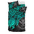 Polynesian Hawaii Duvet Cover Set - Turquoise Polynesian Sea Turtle - Polynesian Pride