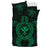 Hawaiian Turtle Kanaka Polynesian Bedding Set - Green - Polynesian Pride