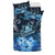 Hawaii Polynesian Turtle Waves Hibiscus Bedding Set - Erik Style - AH - Blue - Polynesian Pride