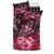 Hawaii Polynesian Turtle Waves Hibiscus Bedding Set - Erik Style - AH - Pink - Polynesian Pride