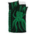 Hawaii Octopus KaKau Polynesian Bedding Set - Green - Polynesian Pride