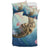 Hawaii Turtle And Jellyfish In Deep Sea Moana Bedding Set - Polynesian Pride