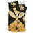 Hawaiian Kanaka Bedding Set Hibiscus Polynesian Love Gold - Polynesian Pride