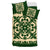 Hawaiian Bedding Set Royal Pattern - Emerald Green - Polynesian Pride