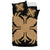 Hawaiian Bedding Set Royal Pattern - Black And Gold - A2 Style - Polynesian Pride