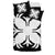 Hawaiian Bedding Set Royal Pattern - Black And White - A2 Style - Polynesian Pride