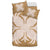 Hawaiian Bedding Set Royal Pattern - Gold - A2 Style - Polynesian Pride