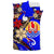 Tahiti Bedding Set - Tribal Flower With Special Turtles Blue Color - Polynesian Pride