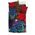 Hawaii Lauhala Hibiscus Polynesian Tropical Blue Bedding Set - Wake Style - AH - Polynesian Pride