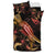 Guam Polynesian Bedding Set - Turtle With Blooming Hibiscus Gold - Polynesian Pride