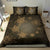 Hawaiian Plumeria Hibiscus Turtle Under The Sea Polynesian Bedding Set Gold - Polynesian Pride