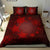 Hawaiian Plumeria Hibiscus Turtle Under The Sea Polynesian Bedding Set Red - Polynesian Pride