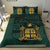 Polynesian Duvet Cover Set - Fiji Bedding Set Dark Green - Polynesian Pride